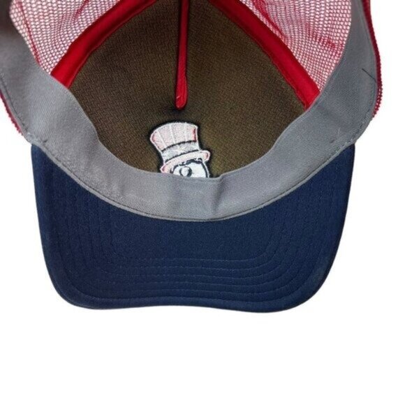 Natty Boh Beer Trucker Hat Cap Snapback 4th of July Rare National Bohemian Uncle - Picture 9 of 9